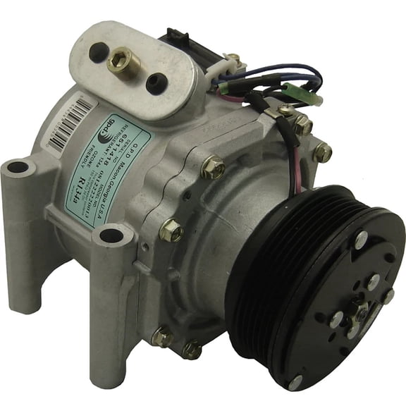 New 6-Groove Pulley A/C Compressor Compatible With Isuzu Oldsmobile Saab Ascender LS 6 Cyl 4.2L 2003-2006 Sanden 3450; Ascender Base 6 Cyl 4.2L 2003 Sanden 3450; 3452 By 3450 77548