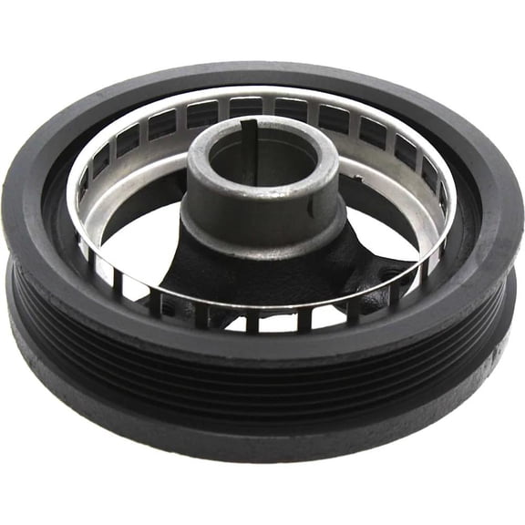 New 6-Groove Pulley Harmonic Balancer Compatible With Buick Chevrolet Oldsmobile Venture Base 6 Cyl 3.4L Alero GX 6 Cyl 3.4L Cutlass Base 6 Cyl 3.1L 1993-2005 By 24504609