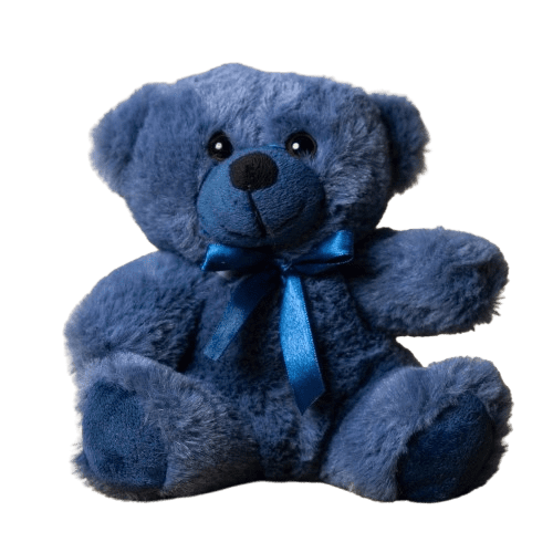 New 6-Inch Starlight Blue Colorama Bear Cute and Huggable Plush Toy Perfect for Kids & Collectors