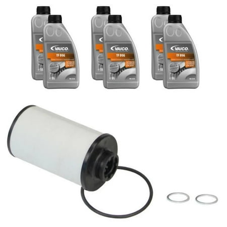 New 6 Liters Automatic Transmission Filter Compatible With Volkswagen GTI Performance 4 Cyl 2.0L GTI S 4 Cyl 2.0L Beetle R-Line SEL 4 Cyl 2.0L 2008-2017 By 02E305051B 02E305051C