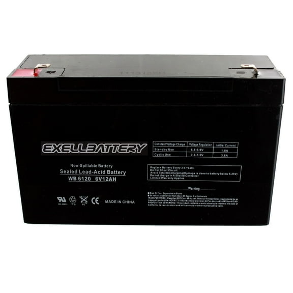 New 6 Volt 12 amp hour F1 Battery for Kids Cars Motorcycles Toys