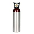 thumbnail image 1 of New 60 Cu Ft Aluminum Helium Cylinder with CGA580 Valve and Handle for Balloons - Ships Empty, 1 of 6