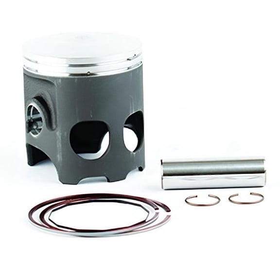 New Piston Kit 0.25mm Oversize 64.25mm Compatible with Yamaha Banshee 350 YFZ350 1987-2006 347cc Liquid-Cooled 2-Stroke Twin-Cylinder Sport ATV Quad Off-Road Performance 2GU-11631-00-94