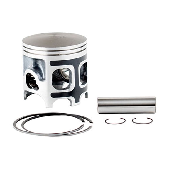 HP Cast Piston Kit Standard Bore Compatible with 1987-2006 Yamaha Banshee 350 YFZ350 YFZ350LE YFZ350SE 347cc 64mm Bore 2-Stroke Twin 2GU-11631-00-94 MOS2