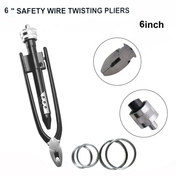 New 6In Aircraft Safety Wire Twisting Pliers Set Lock