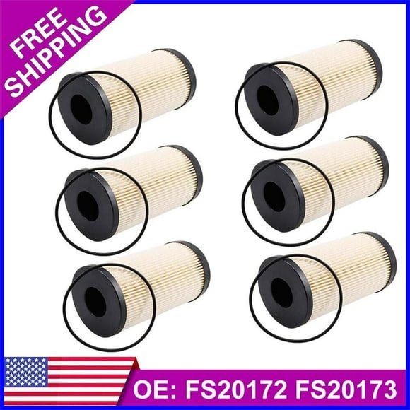New 6Pack K37-1029 Fuel Filter FS20172 K37-1012 K37-1011 For Peterbilt Kenworth