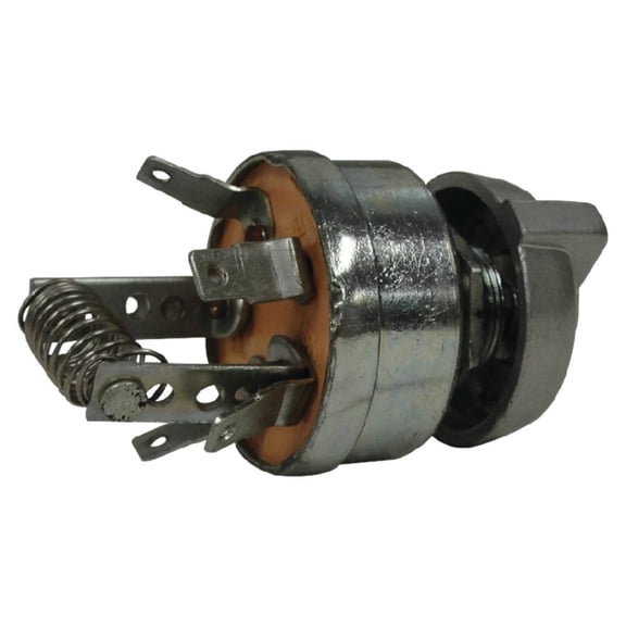 Tractor Light Switch 6V 5-Terminal Compatible with International Harvester 706 806 1206 Row-Crop 140 424 444 454 464 574 674 Utility Tractor Replaces 376851R91 376851R92 10A25790