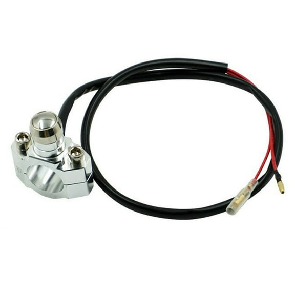 New 7/8" Motorcycle Handlebar Fog Headlight Start Kill Switch ON OFF Button 12V