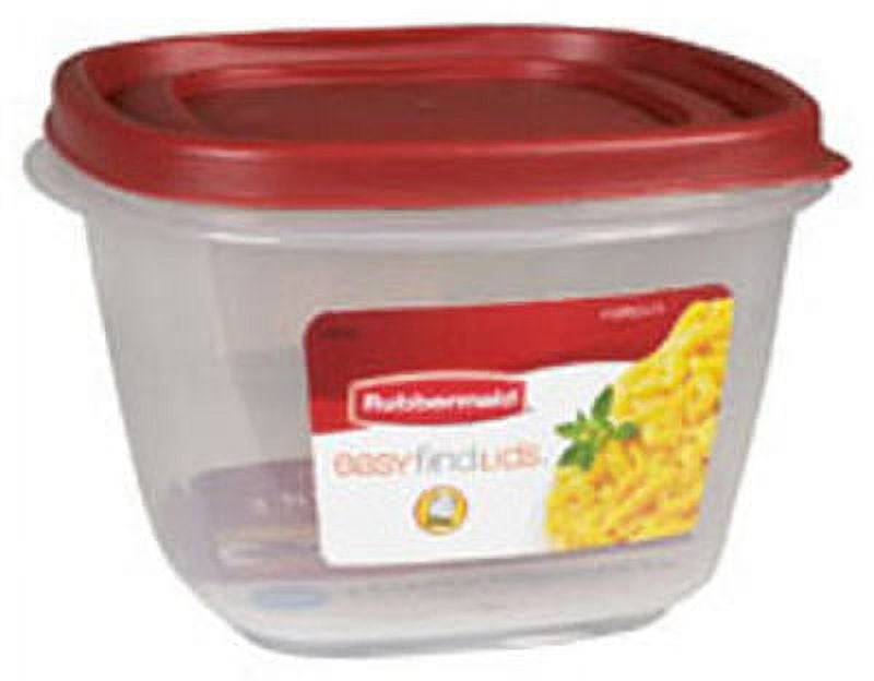 Rubbermaid Easy Find Lids Square 7-Cup Food Storage Container (Pack of –  SHANULKA Home Decor