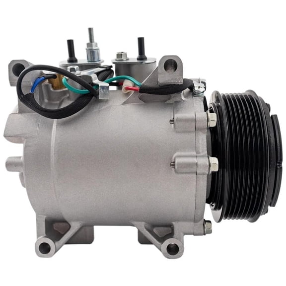 7-Groove Pulley A/C Compressor Compatible With Acura TSX Base 4 Cyl 2.4L 2004-2008 By 275754 38810RBBA01 58886 638954 ACP012208 2021755AM 1023851 AC1208520 10360661 140331NEW