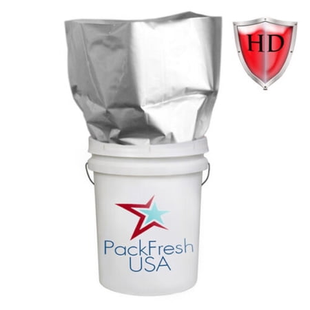 New 7 Mil 5 Gallon HD 50 Pack Mylar Bags 19 Inches x 28 Inches LTFS Guide