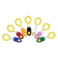 New 7 Pack Pet Dog Training Clicker Trainer Aid Wrist Clicker Tool for