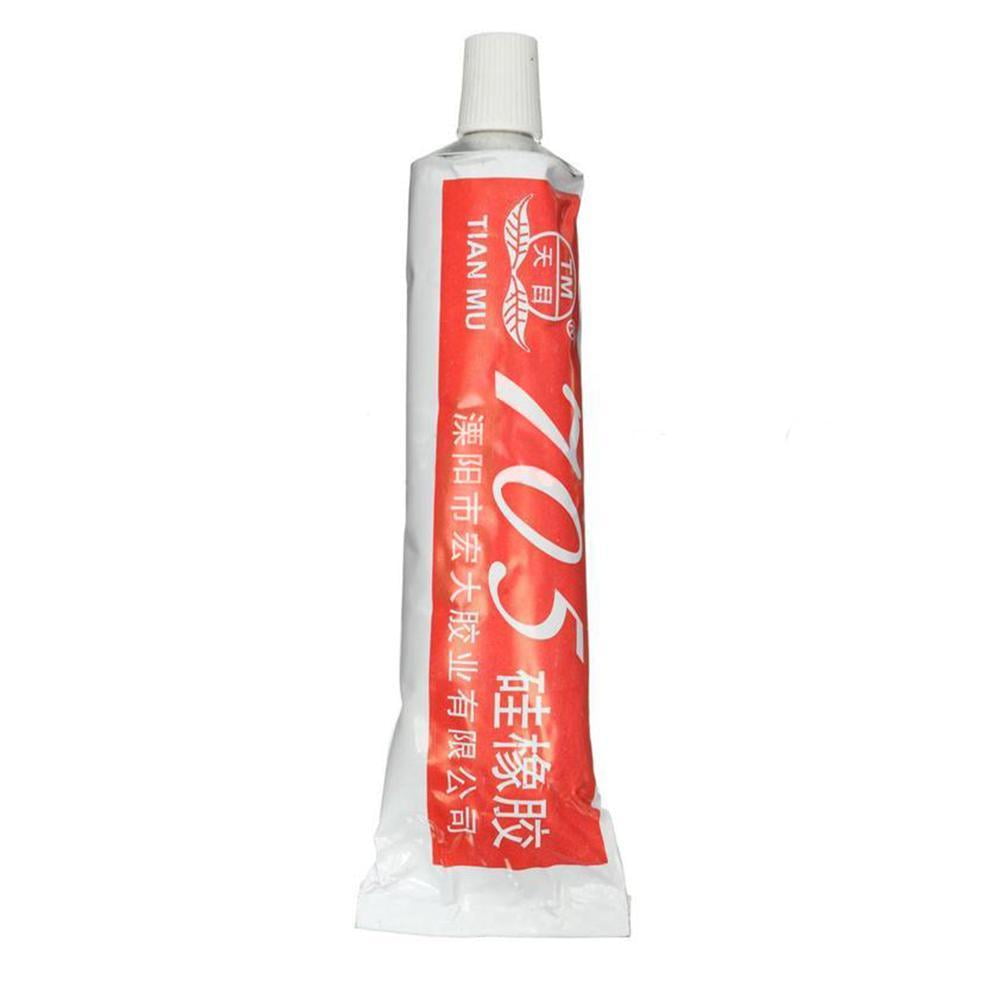 New 705 High Temperature Clear Silicone Rubber Sealant Adhesive Glue New F2N7