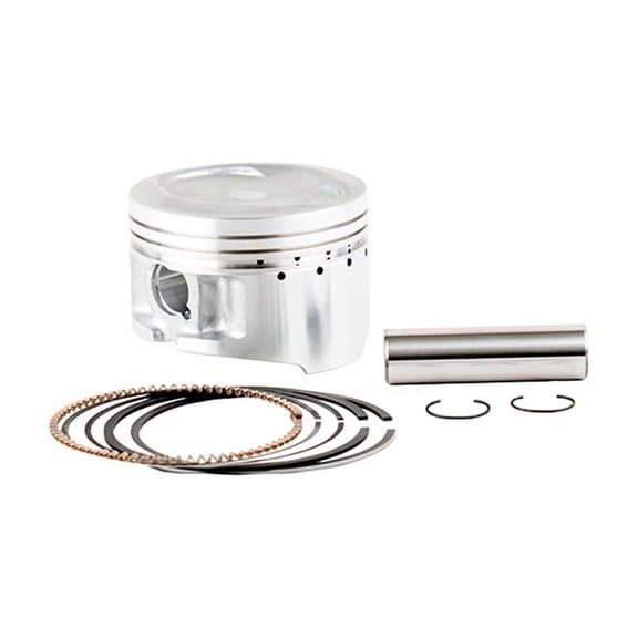 Piston Kit 0.50mm Over Compatible with 1992-2004 Yamaha Bear Tracker Timberwolf 250 YFM250 YFB250 229cc 71.50mm Bore 4-Stroke SOHC 4BD-11636-00-00 ATV