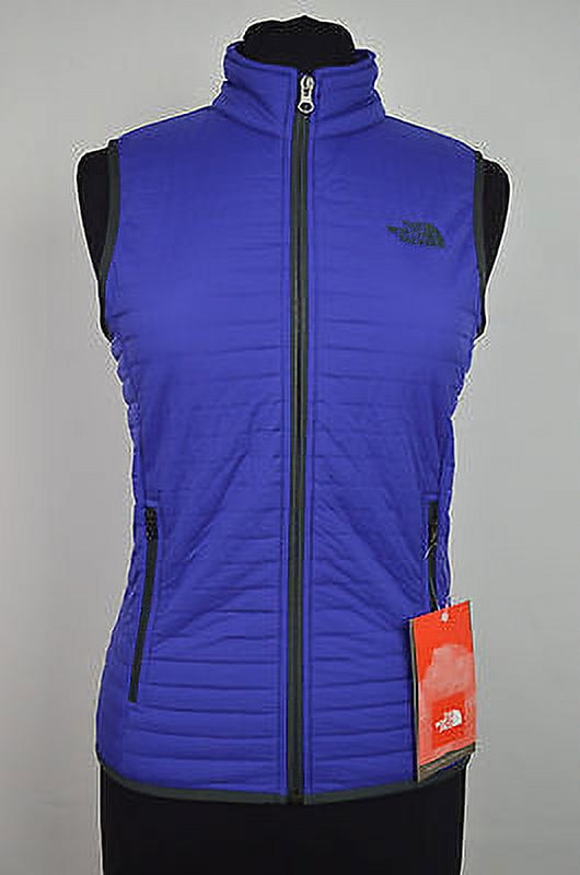 New 7121 THE NORTH FACE NWT WOMENS ULTRAMARINE BLUE POLARTEC FOBBOW VEST SIZE S Walmart