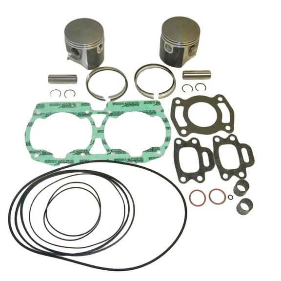 OEM Grade Platinum Rebuild Kit Compatible with 1989-1991 Sea-Doo 580 GT SP SPI XP 580 PWC Jet Ski PWC Jet Ski OEM 290886270 734M07650 76.50mm 0.50mm Over Rotax 587cc Complete Rings Pin