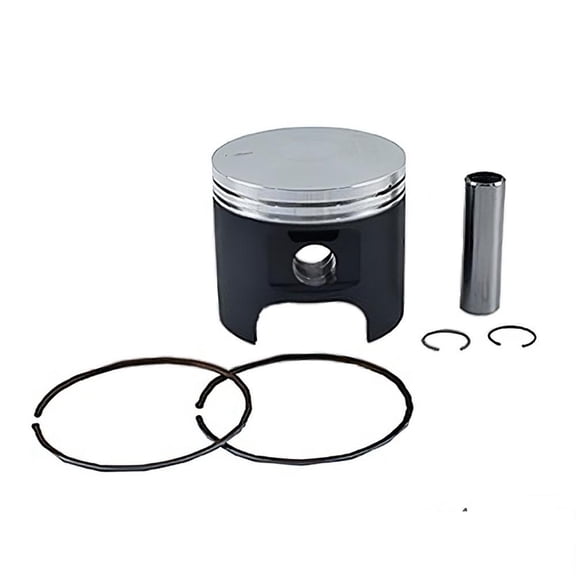 Piston Kit +1.00mm Over 76.00mm Compatible with 1987-1990 Kawasaki JS550 531CC 1991-1995 550SX 2-Stroke Stand-Up PWC Jet Ski Personal Watercraft Oversize Rebuild