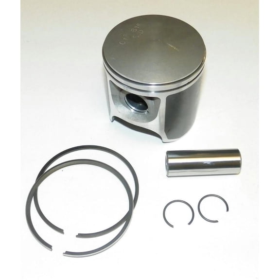 Platinum Piston Kit Compatible with 1993-1995 Sea-Doo 650 Rotax 657/657X GTX SPX XP XPI PWC Jet Ski OEM 80HP 290886545 78.25mm 0.25mm Over 649cc Twin 2-Stroke Rings Wrist Pin Circlips