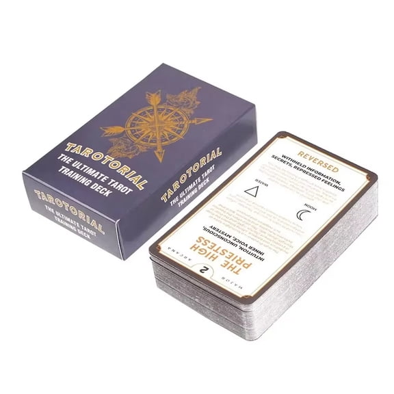 New 78pcs Cards The Ultimate Tarot Training Deck Oracle Fate Divination Tarot Cards Fortune Telling Card Games Party Board Game