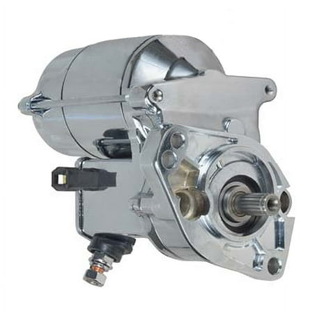 Harley-Davidson Chrome Starter Compatible with 1991-2006 Road King Heritage Softail Fat Boy Dyna Super Glide Electra Glide 1340cc 1450cc OSGR 12V CW 31559-99A