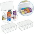 New 8 Compartment Storage Box Dust Proof With Lid Desktop Finishing Can