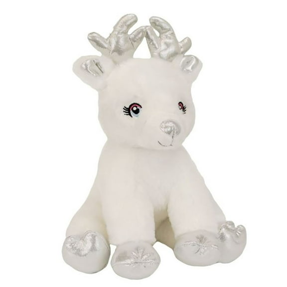 New 8 - inch Snowflake The Reindeer Stuffed Animal - Soft and Cuddly Adorable Room Decor
