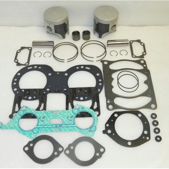 Platinum Rebuild Kit Compatible with 1998-2005 Yamaha GP 800 GP800R XL 800 XLT 800 784cc 66E 2-Cyl Power Valve 66E-11631 120HP 2-Stroke 66E-11631-00-A0 66E-11631-01-A0 0.50MM Over