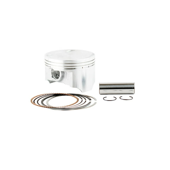Piston Kit 1.00mm Over Compatible with 2002-2007 Suzuki Eiger 400 2008-2024 King Quad 400 ASi FSi 4x4 LT-A400F LT-F400F 376cc 83mm Bore SOHC Single Cylinder ATV
