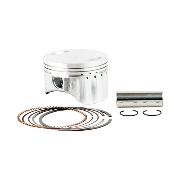 Piston Kit 0.25mm Over Compatible with 2000-2006 Yamaha Kodiak 400 YFM400 401cc 84.75mm SOHC Liquid-Cooled 2007-2008 Grizzly 400 4x4 ATV Engine Rebuild
