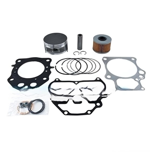 New 87.5mm Bore 1mm Over Top End Rebuild Kit Compatible With Honda TRX-TM / TE 420cc 2007-2008 TRX-FM / FE 420cc 2007-2008 420cc Engine By Parts 54-231-14