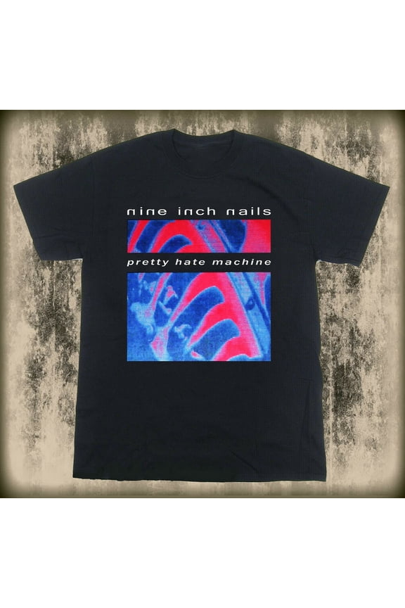 New 9 Nails T-shirt Pretty Hate Machine 1990s cotton tee