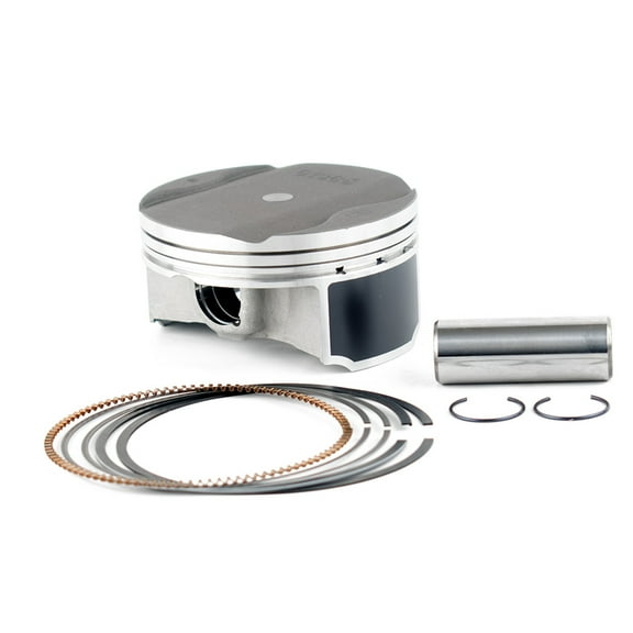 Piston Kit .50mm Over 90.50mm Bore Compatible with 2000-2024 Suzuki DRZ400 DRZ400S DRZ400SM DRZ400E 2003-2004 Kawasaki KLX400R 398cc Liquid-Cooled 13001-S006 12111-29F00-0F0