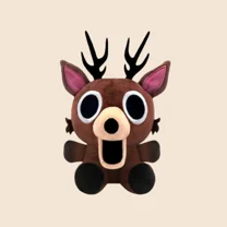 New 99 Nights in The Forest Deer Plush, 7.9" Chibi Design Deer Plushie Pillow, Game 99 Nights Fans' Collection Stuffed Animals, Ideal Valentine Christams Gifts & Home Decors, by BOSALY (1pcs)