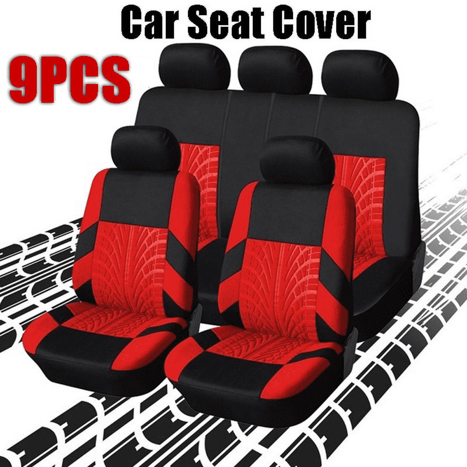 New 9PCS Universal Seat Covers for Car Full Car Seat Cover Car Cushion Case Cover Front Car Seat Cover Car Accessories Car Seats - image 1 of 8