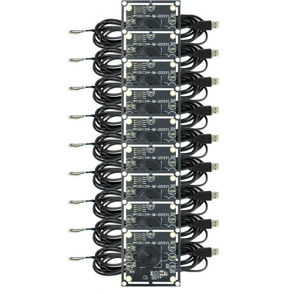 New 9Pcs 100 Degree Camera Module 1MP OV9732 1280x720 USB Free Driver Manual Focus,with 3 Meter Cable for WinXP/7/8/10