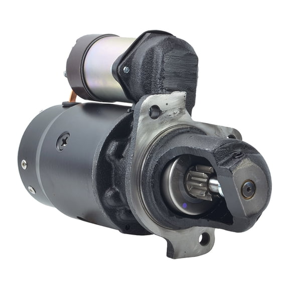 New 9T Starter Compatible With White MPLS Moline Minneapolis Moline Power Unit Tractor Industrial Lift Truck My Jet Star 11302 3 U 302 1972-1980 1981 1982 1998303 1109428 1107332 10455321