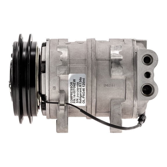 New A/C Compressor Compatible with Isuzu NPR Series - 1998-2004 QR