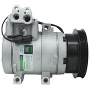 New A/C Compressor Compatible with Hyundai Accent - 2001 2002 2003 2004 2005 / Hyundai Tucson - 2005 2006 2007 2008 2009
