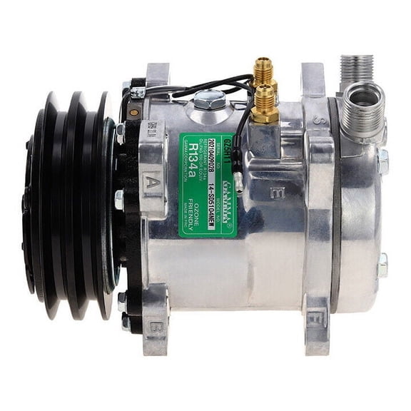 New A/C Compressor for Sanden SD507 - 12V - 2 Groove QU