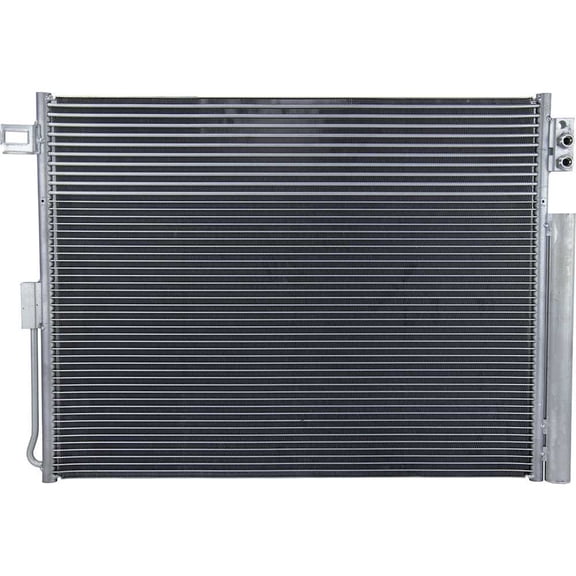 New A/C Condenser Compatible With Dodge Jeep Grand Cherokee WK Laredo X 6 Cyl 3.6L Durango Pursuit 8 Cyl 5.7L 2011-2023 By GPD3893C 55038003AE CN3893PFC 7013893 303647 2433192 3893