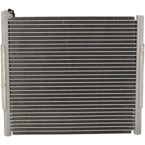 A/C Condenser Compatible with 1992-1993 Honda Civic Si EX VX DX LX CX 1993 Civic del Sol 1.5L 1.6L Four Cylinder Block Fittings Aluminum Core New Replaces 80110SR1A10 80110SR1AZ1