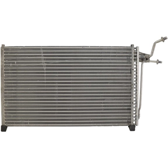 A/C Condenser Compatible with 1992-1995 Mercury Sable GS LS 3.0L 3.8L V6 Ford Taurus Lincoln Continental Parallel Flow Quick Connection Fittings Aluminum New Replaces F4DZ19712CA