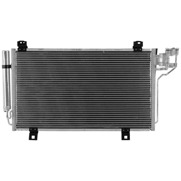 New A/C Condenser Compatible With Mazda 3 GT 4 Cyl 2.5L 3 GX 4 Cyl 2.0L 6 Sport 4 Cyl 2.5L 3 Sport GT 4 Cyl 2.5L 2014-2021 By 204243 40789 GHR161480 10731 GPD4243C 855946 CN4243PF
