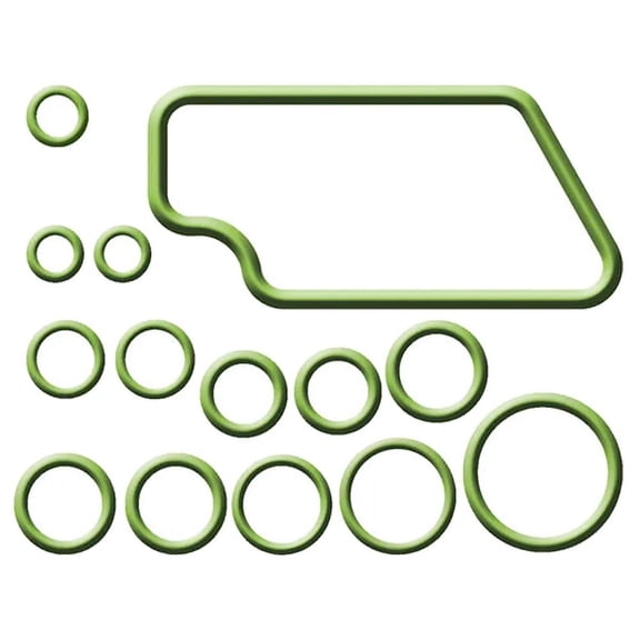 New A/C O-Ring and Gasket Seal Kit Compatible With Mercedes Benz Porsche 911 GT3 RS 6 Cyl 4.0L 911 Targa 4S 6 Cyl 3.8L Cayman S 6 Cyl 3.4L 1998-2016 By GPD1321304
