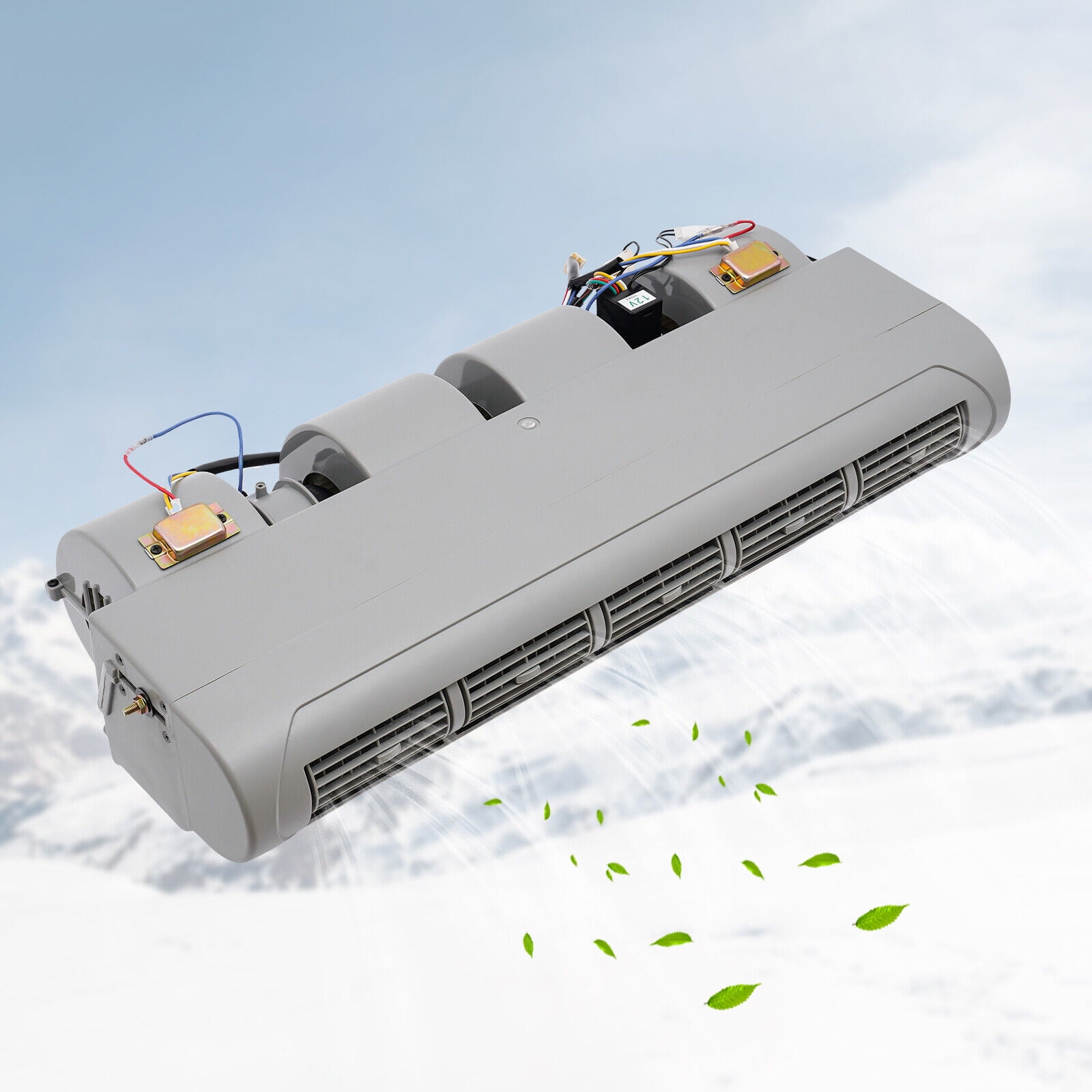 New A/C Universal Evaporator 5 Shutters 12V Double Shaft Evaporator AC