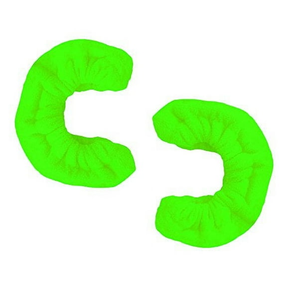 New A&R Ice Hockey Figure Skate Cloth Blade Covers Soakers Guards Neon Green