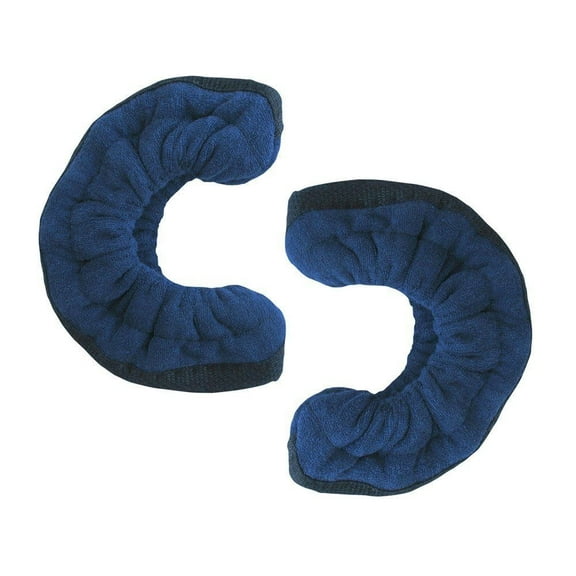 New A&R Ice Hockey Figure Skate TuffTerry Blade Covers Soakers Guards Navy Blue