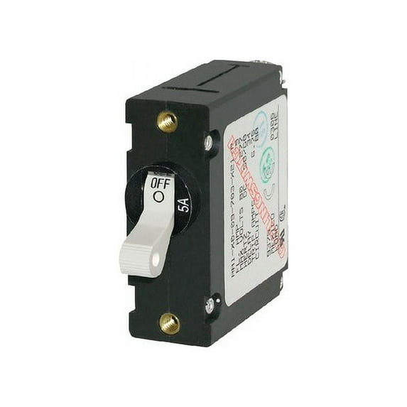 New A-series Single Pole Ac/dc Circuit Breaker blue Sea Systems 7230 50A White
