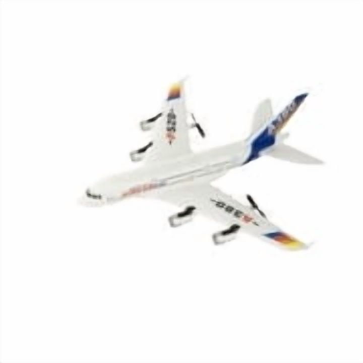 New A380 Airplane 2.4G 2Ch Fixed Wing Outdoor P520-A380 RC Plane Toys Two Batteries (Red)