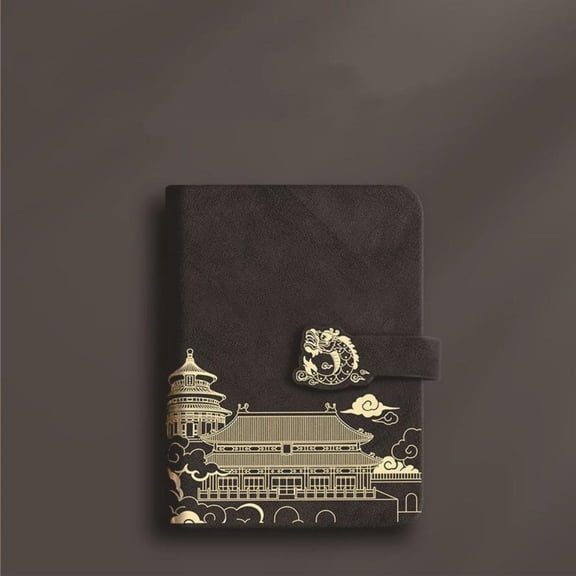 New A7 Mini Notebook Portable Pocket Book Memo Diary Planner Agenda Notepad PU Leather Cover Button Notebooks Office Student School Stationery